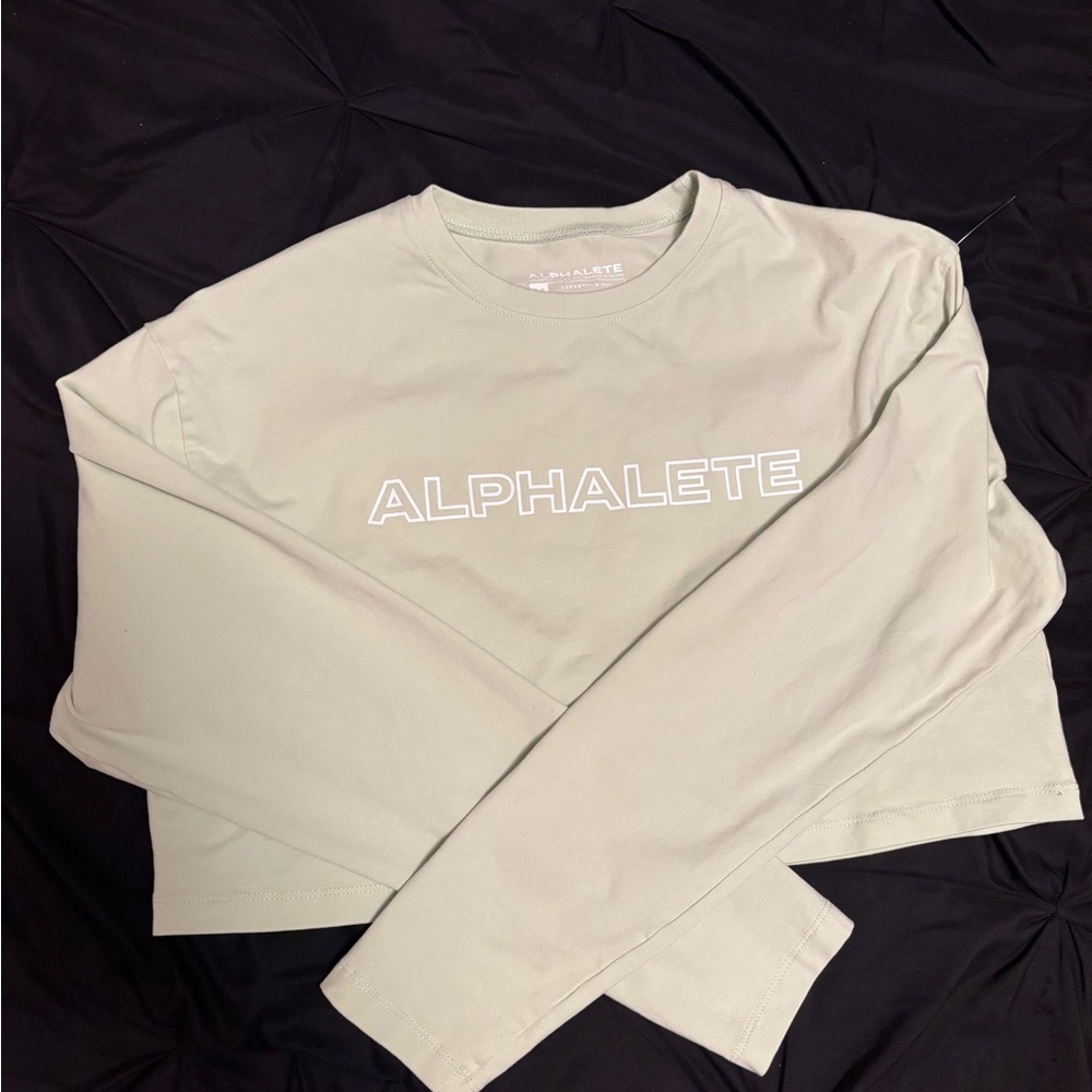 Alphalete Mint Green Gym Top